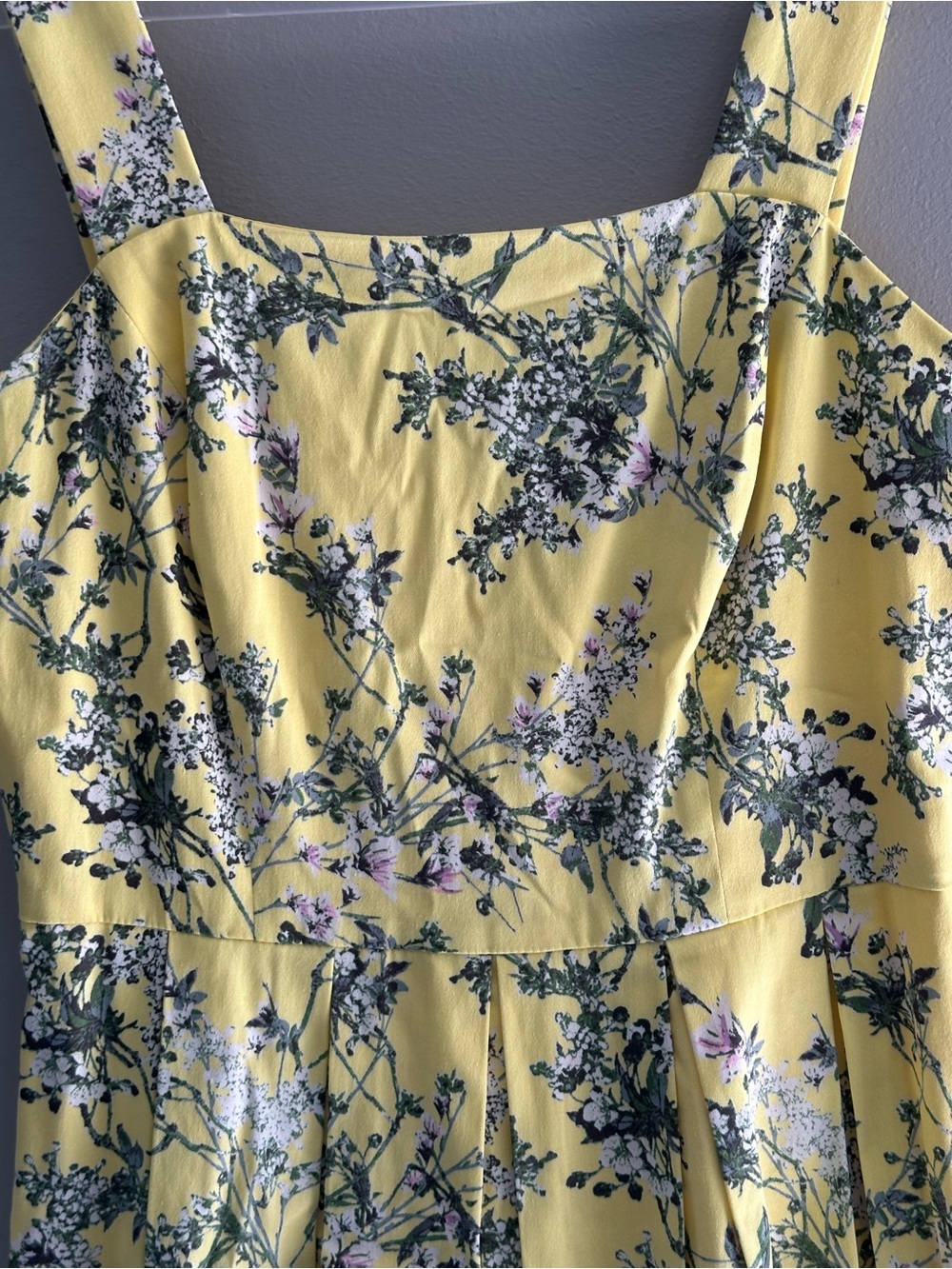Alex Marie Yellow Floral Midi Dress - Picture 2 of 9